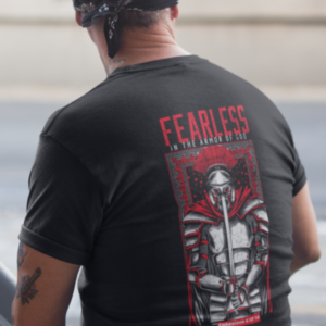 T-Shirt printed on back - Fearless