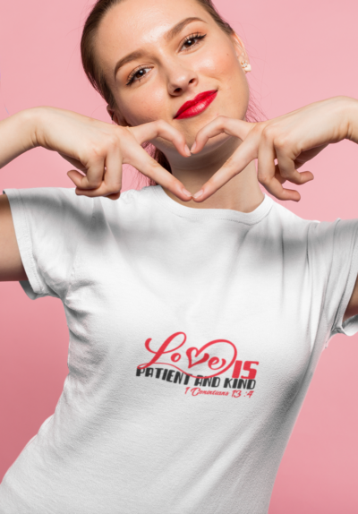 Love is Patient and Kind printed T-Shirt